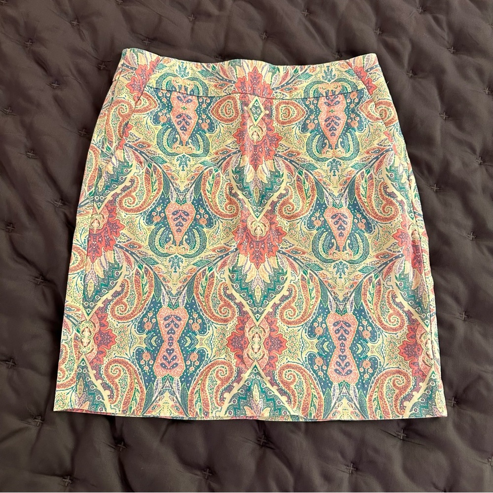 Colorful Ann Taylor skirt 00P